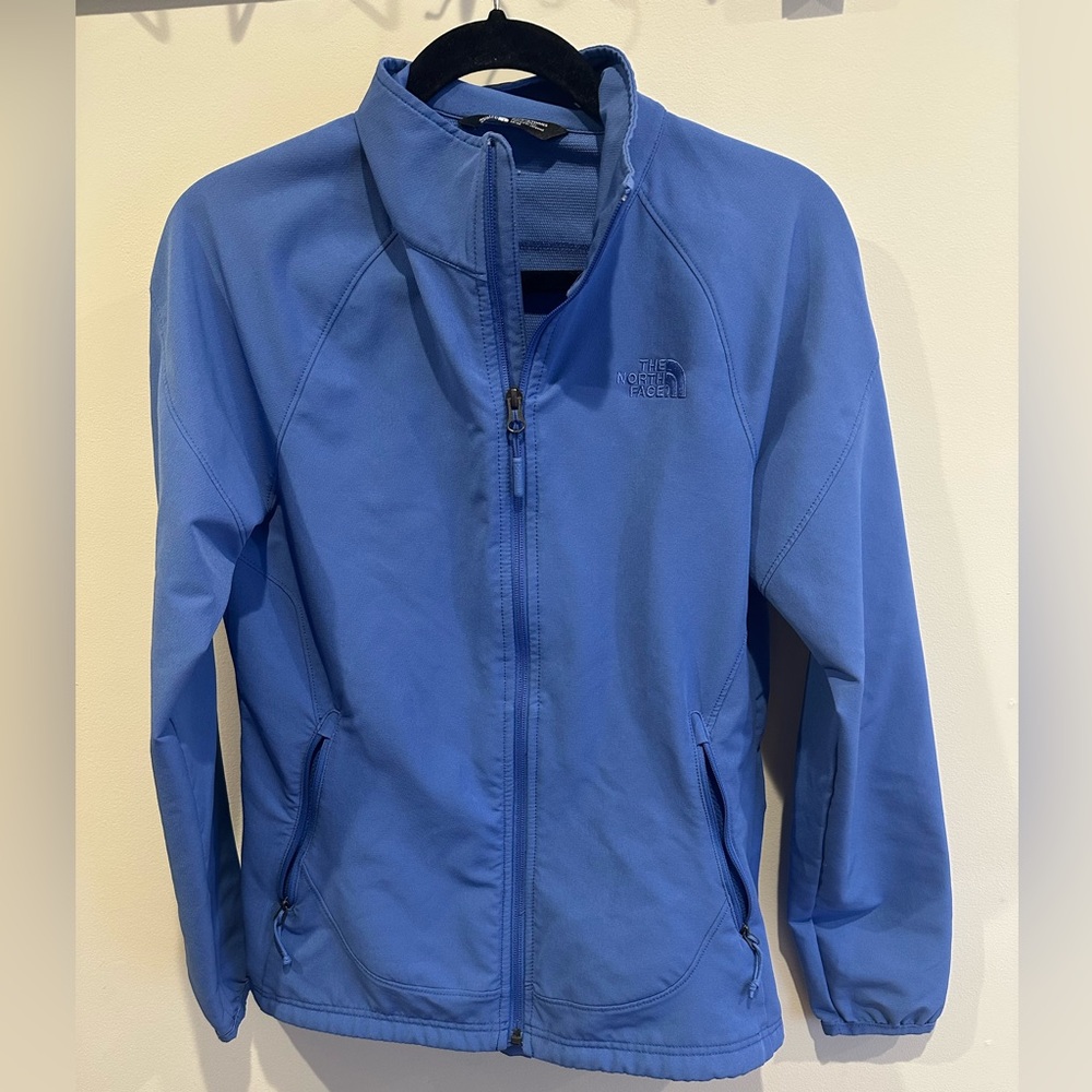 The North Face Athletic Jacket Indigo/Purple Size M Softshell Zip up